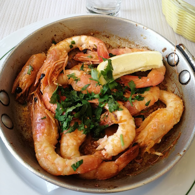 Grilled Garlic Prawns