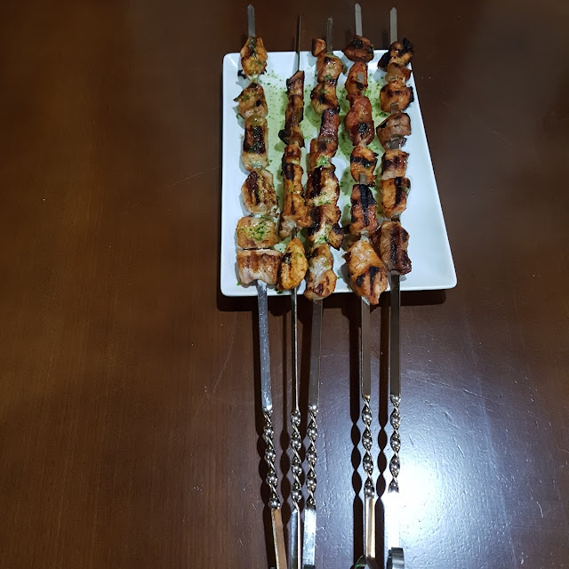 Pinchos Morúnos En El Bar Restaurante Dós Molins Xativa