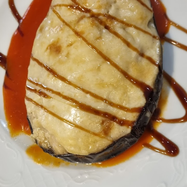 Berenjena Rellena de Marisco