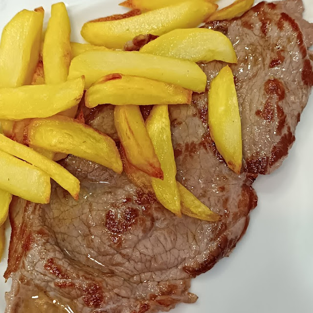 Filete de Ternera Con Patatas