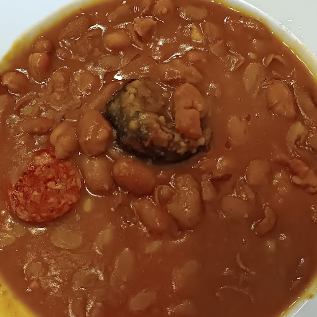 Alubias Rojas Con Chorizo Y Morcilla