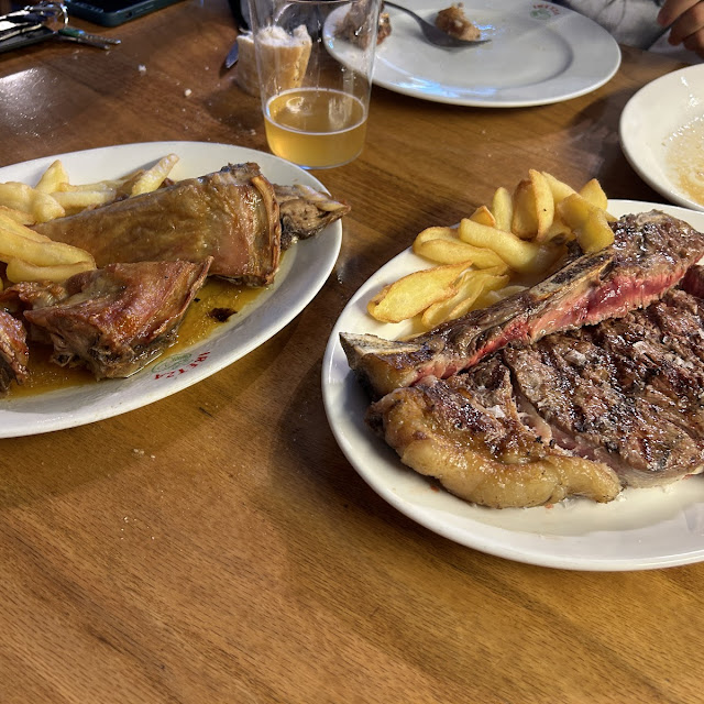 Chuletón de Buey Con Patatas