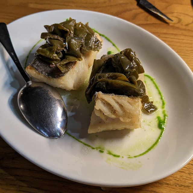 Bacalao Frito Con Piperrada