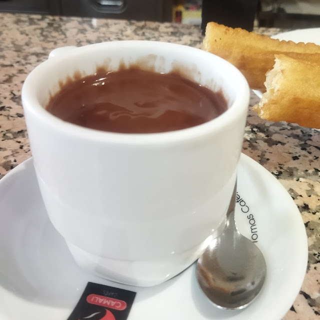 Porras Con Chocolate