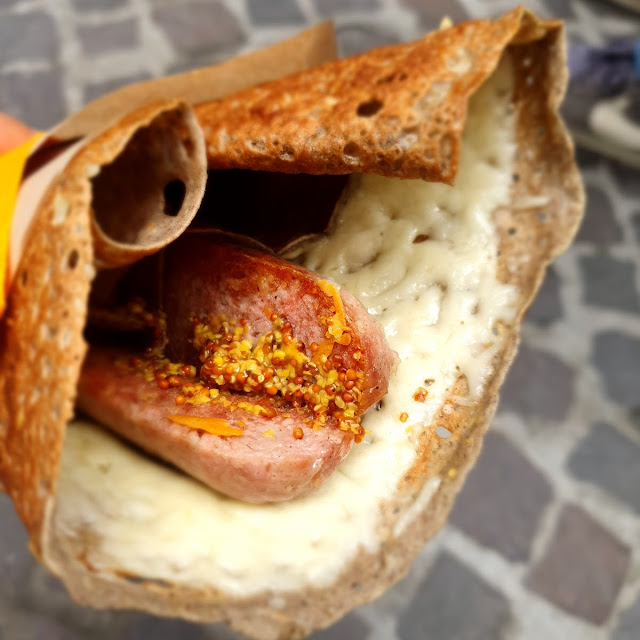 Crepe Saucisses Moutardes