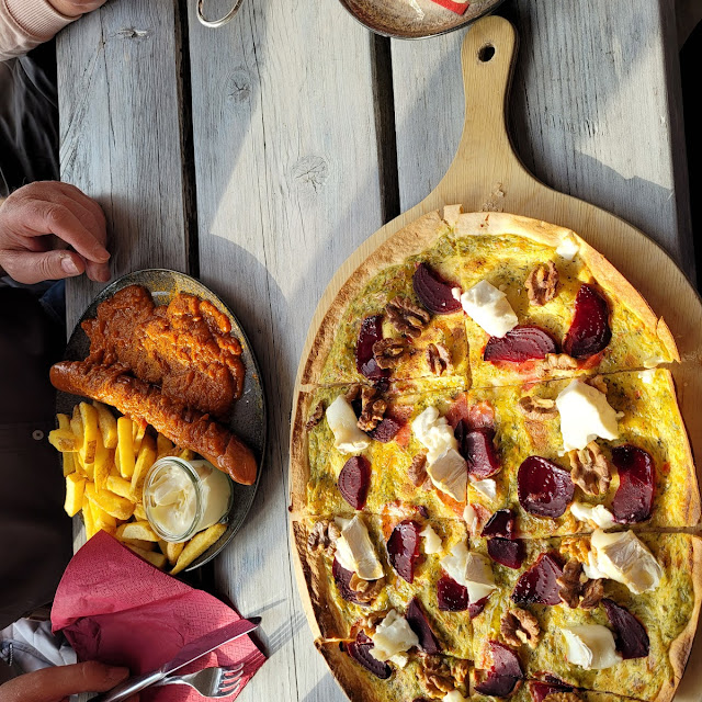 Flammkuchen Ziegenkäse