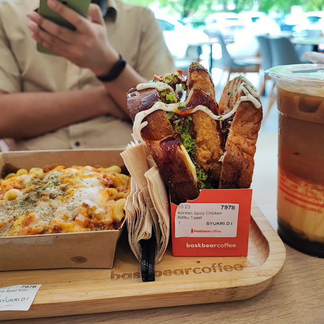 Korean Spicy Chiken Katsu Toast