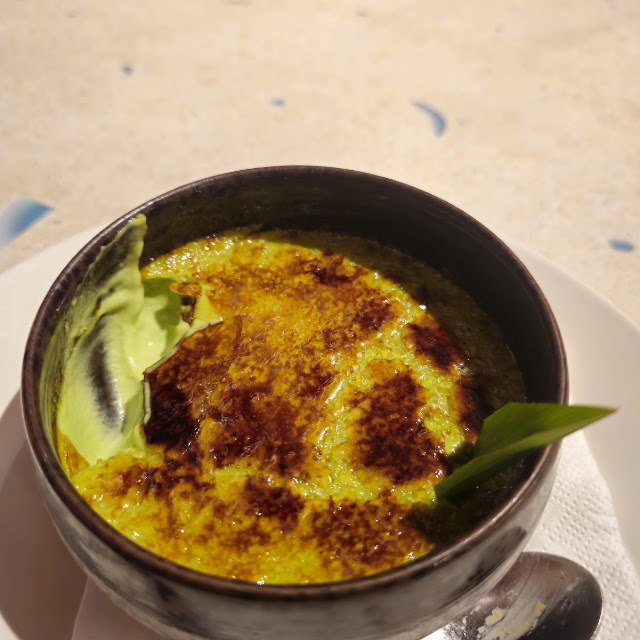 Pandan Creme Brulee