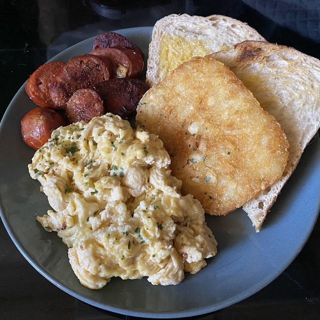 Scrambled Eggs & Chorizo
