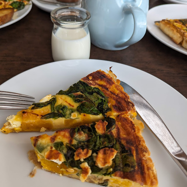 Roasted Pumpkin Tart with Feta