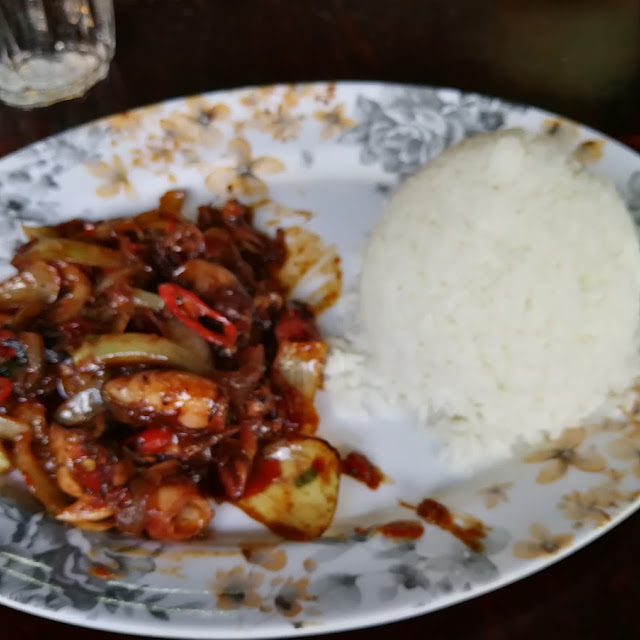 Nasi Sambal Sotong