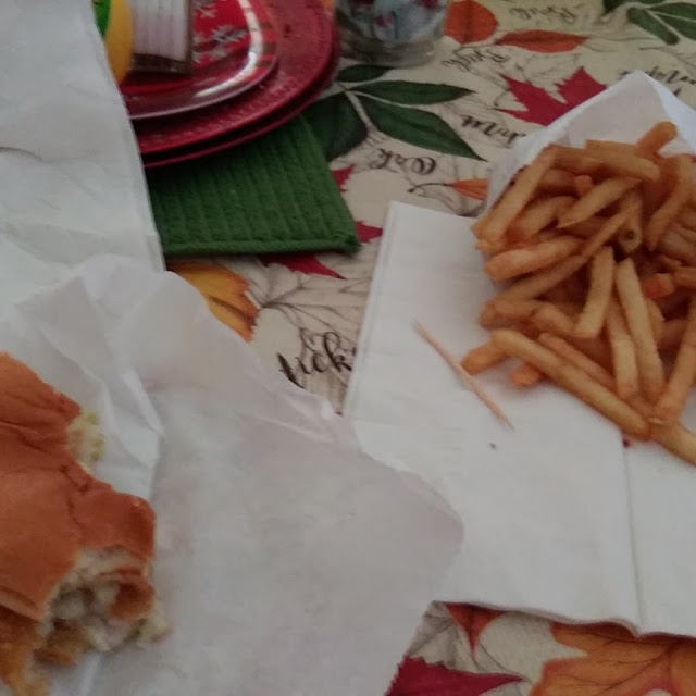 Filet of Fish Sandwich and Fries