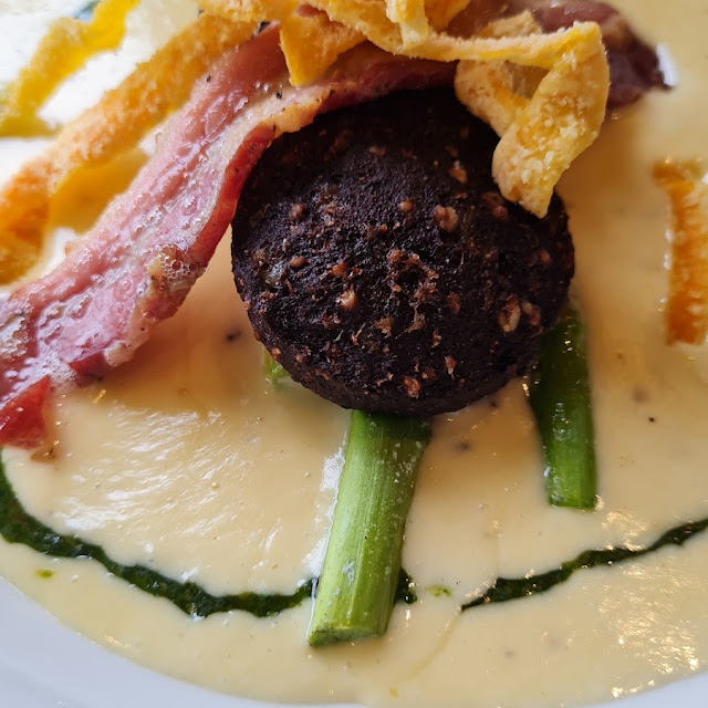 Asparagus Boudin Noir