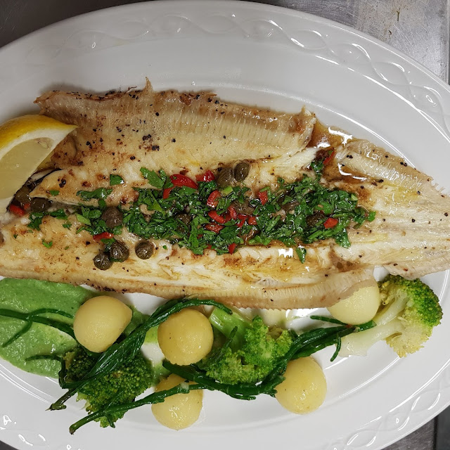 Grilled Whole Sea Bass