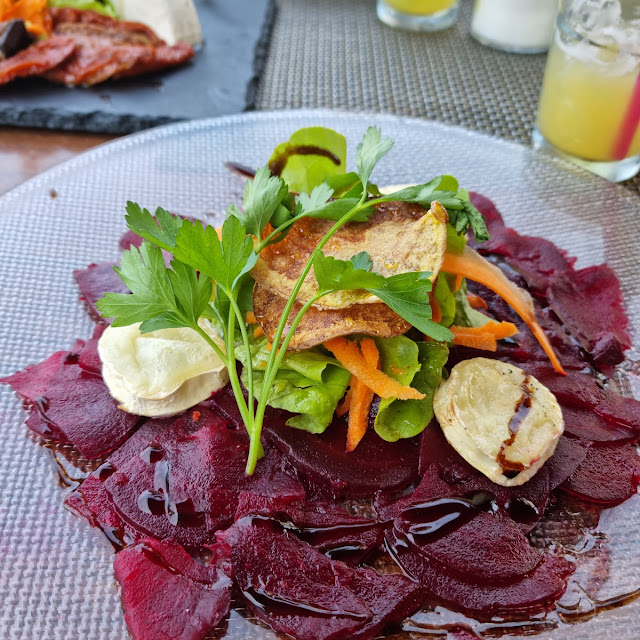Rote Beete Carpacio Mit Ziegenkäse