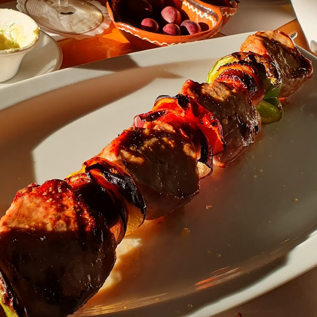 Schweinefleisch-spieß