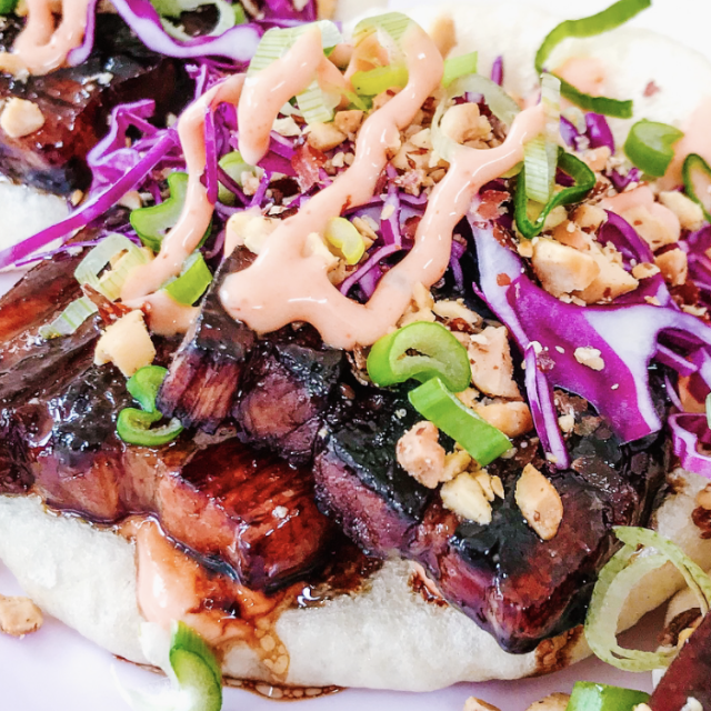 Baos de Pork Belly Glaseado 2pz