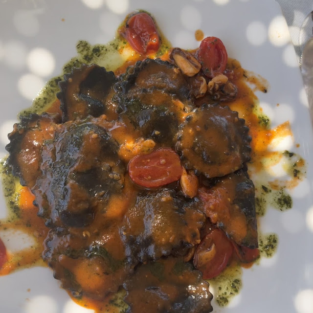 Ravioli Al Nero Di Seppia