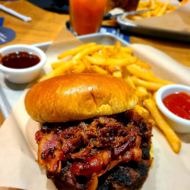 BJ's Smokehouse Burger