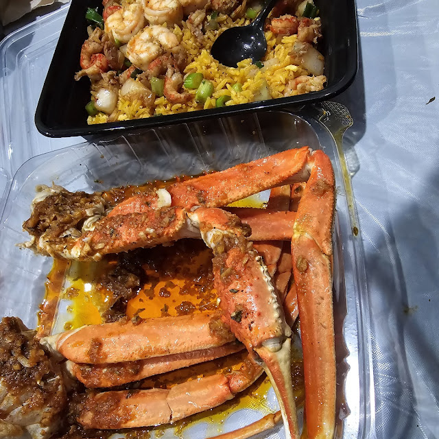 Snow Crab Legs with Shrimp