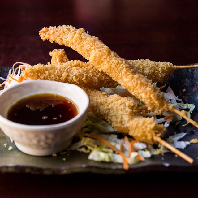 Shrimp Tempura Yakitori