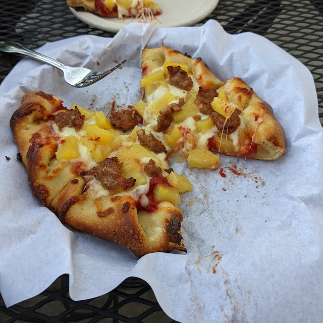 Sausage and Pineapple Pizza
