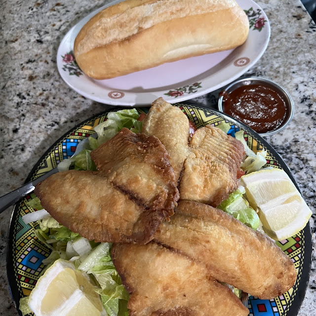 Fish Salad and Bread