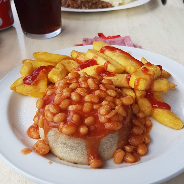 Scotch Pie Beans and Chips