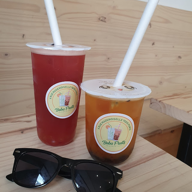 Bubble Tea Fraise Et Mangue-passion