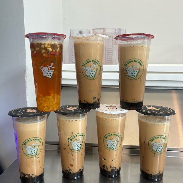 Winter Melon Kiwi Caramel Latte