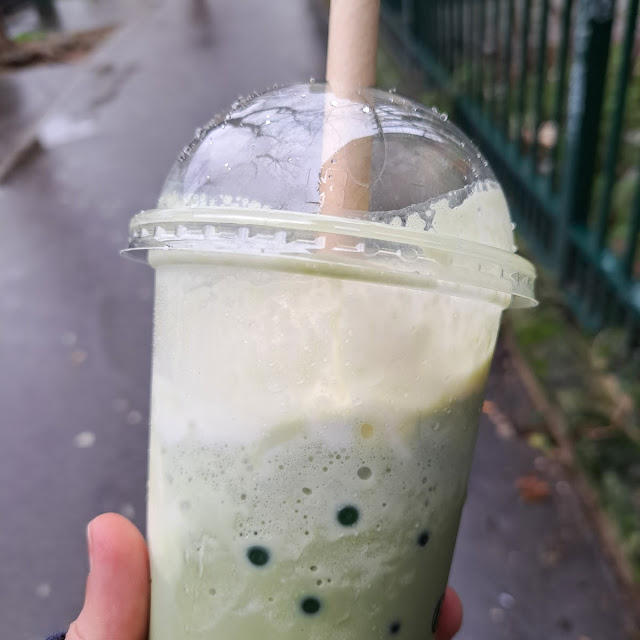 Cheese Tea Matcha Topping Pomme