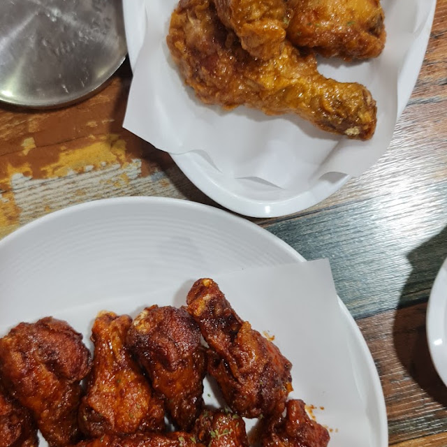 Glazed Korean Fried Chicken Wings