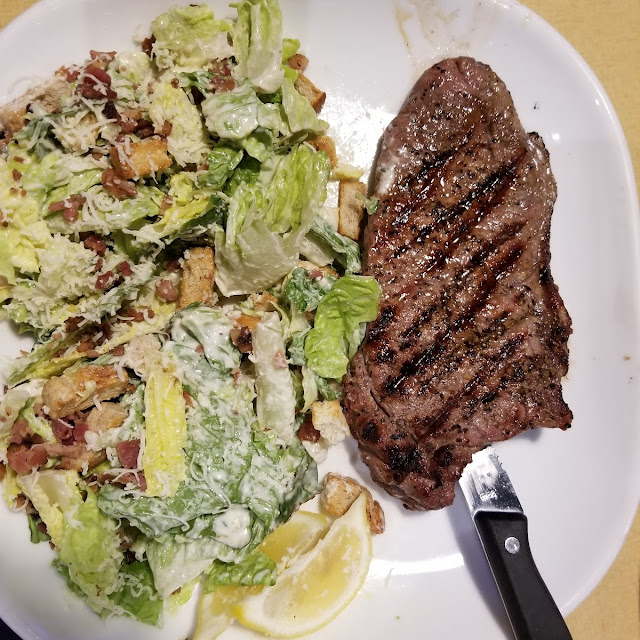 Steak and Salad