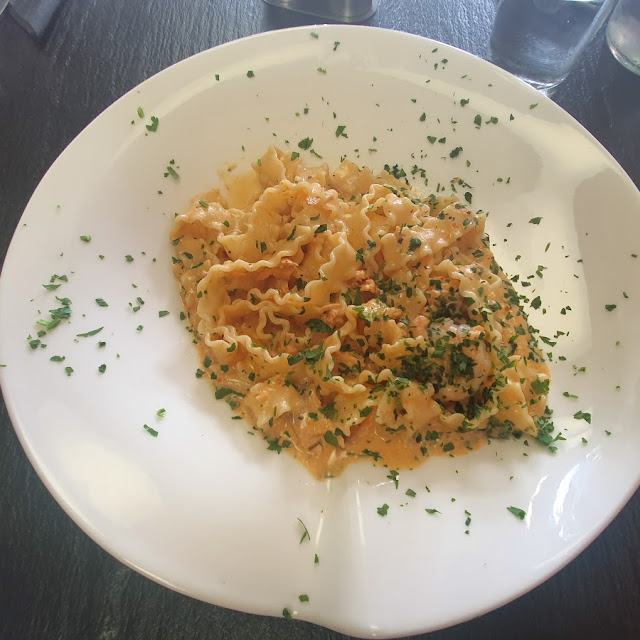 Pates Saumon Et Scampis