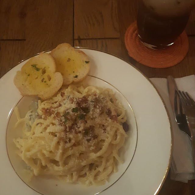 Creamy Carbonara and Mocha Mint
