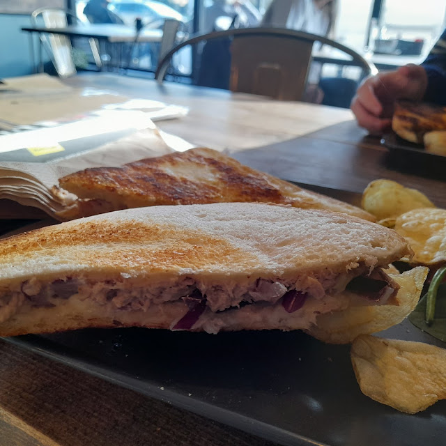Tuna Cheese Red Onion Toastie