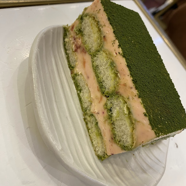 Strawberry Green Tea Cake