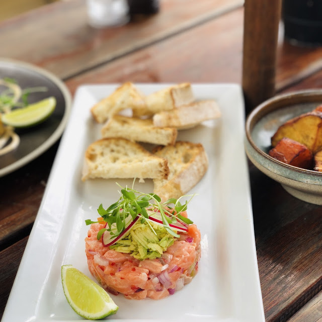 Papaya Tiger Milk Ceviche