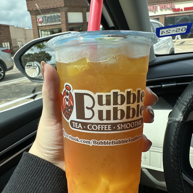 Mango Green Tea with Mango Jelly