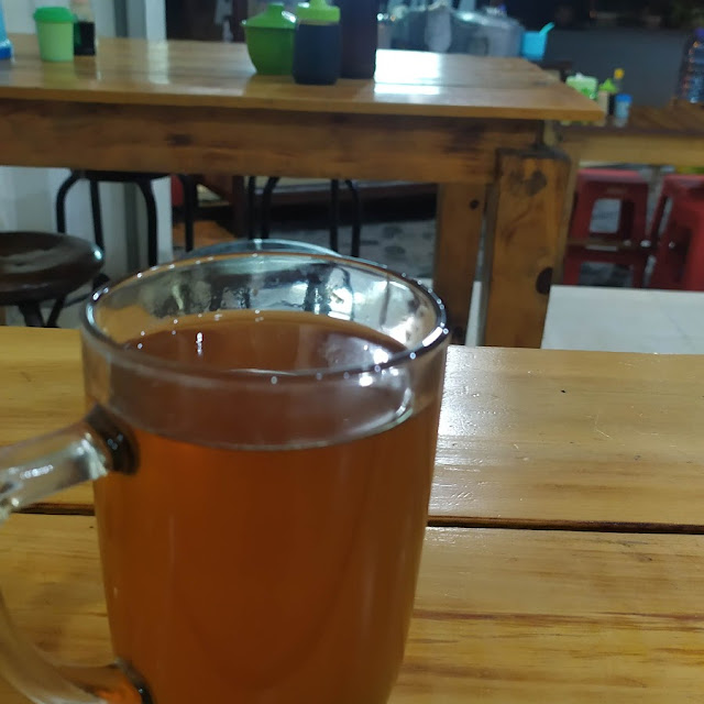Teh Anget Dan Bubur Ayam Bang Yoss Pd Malam Hari Di Pulang Kerja