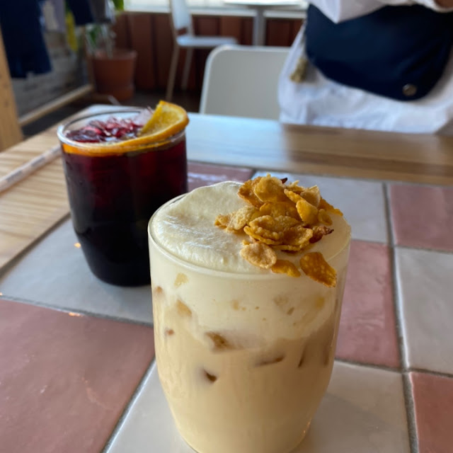 Cereal Coffee and Hibiscus Coffee