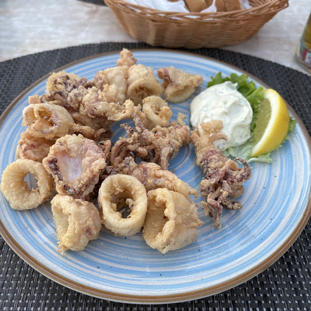 Frischer Tintenfisch