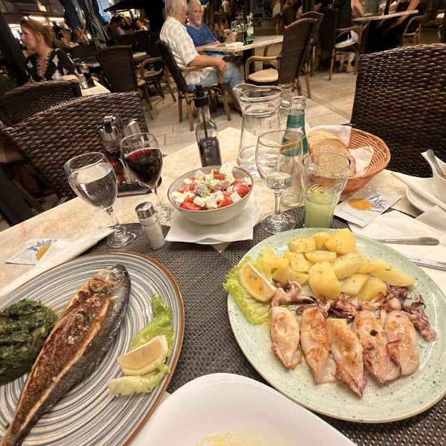 Grilled Fish and Squid Platter