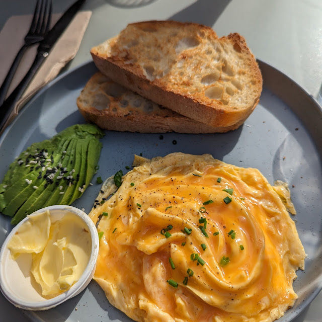 Eggs on Toast with Avocado