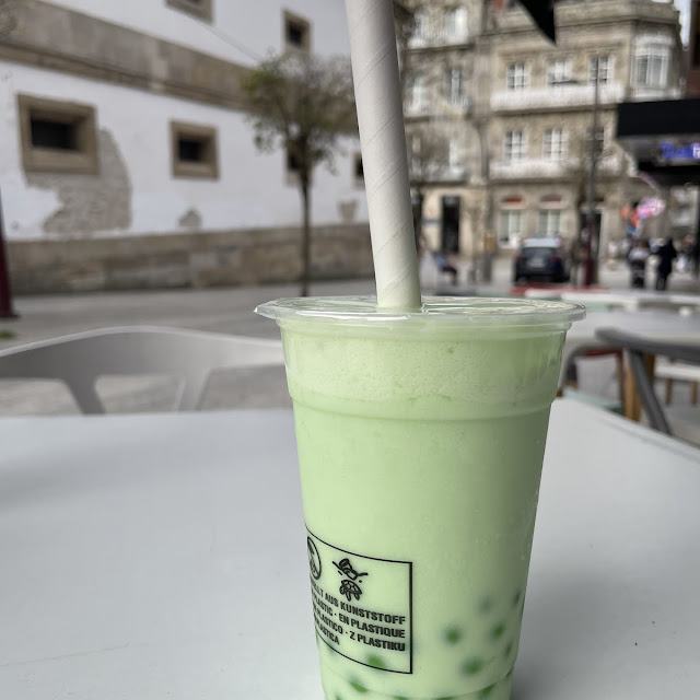 Bubble Tea de Manzana Verde Con Jelly Boom de Limón