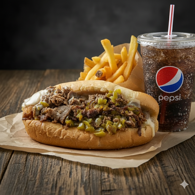 Cheese Steak Value Meal