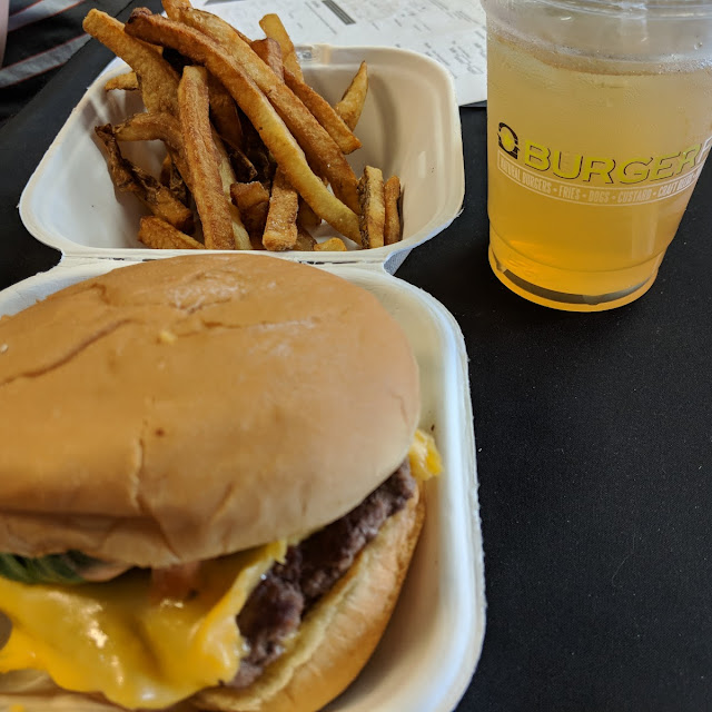 Conflicted Burger and Fries