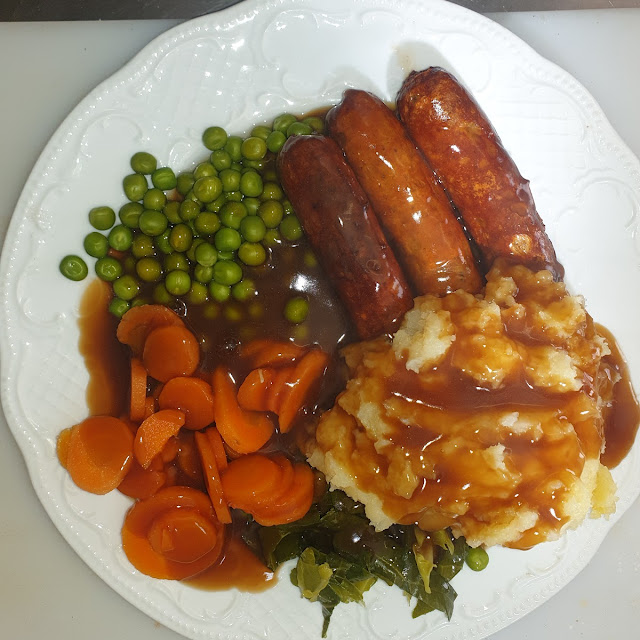 Sausage Mash & Veg