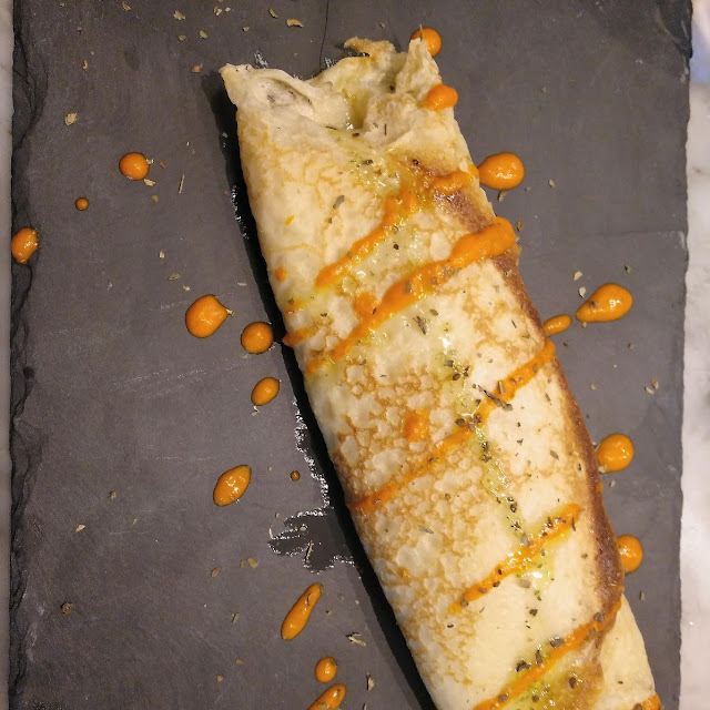 Crepes de Pollo Con Champiñones