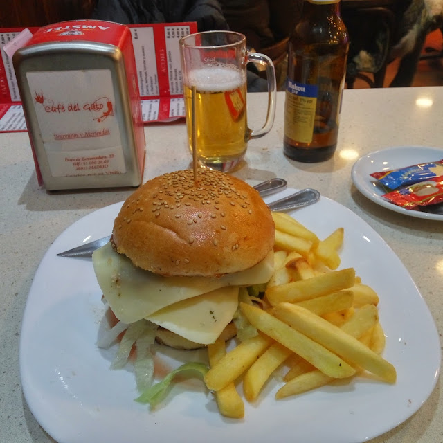 Hamburguesa Con Patatas